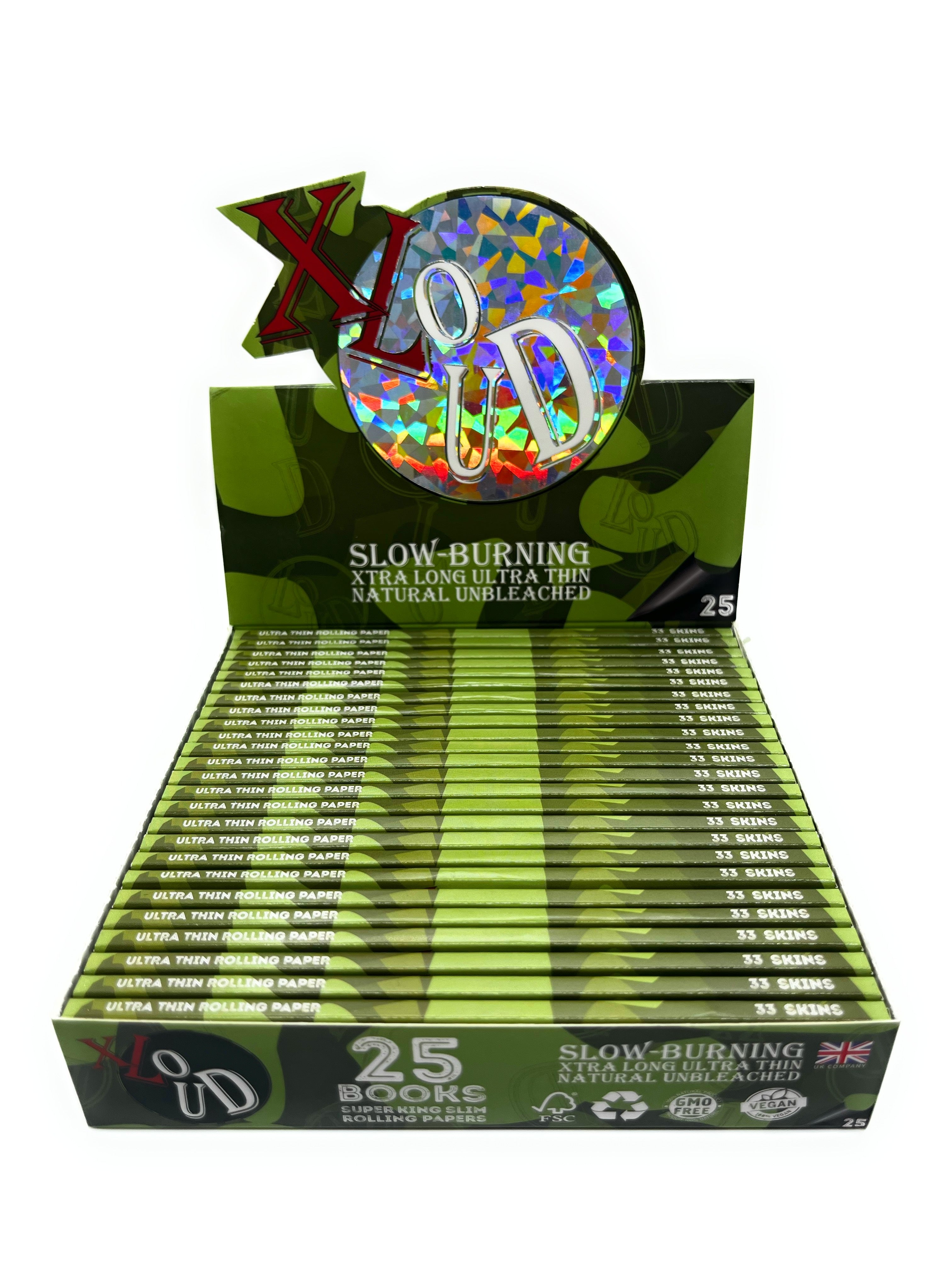 XLOUD 25 Books - Natural Paper